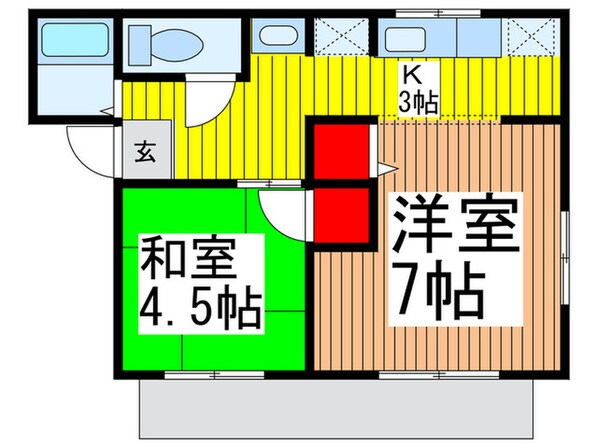 東一番館の物件間取画像